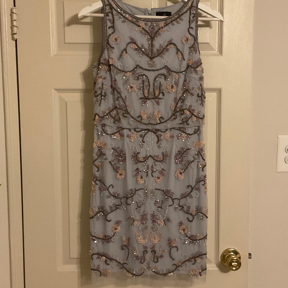 Adrianna Papell Beaded Cocktail Dress